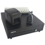 Pack Approx appPOSPACK4180LAN-2D Cajón Portamonedas/ Impresora Térmica/ Lector de Códigos y Rollos Térmicos