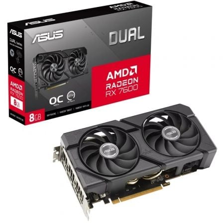 art_asu-gf20rad20rx760020d20ev20oc208g_1.jpg Tarjeta Gráfica Asus Dual Radeon RX 7600 EVO OC/ 8GB GDDR6 - Imagen 1