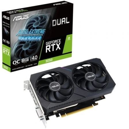 art_asu-gf20rtx305020d20v220oc208g_1.jpg Tarjeta Gráfica Asus Dual GeForce RTX 3050 V2 OC/ 8GB GDDR6 - Imagen 1