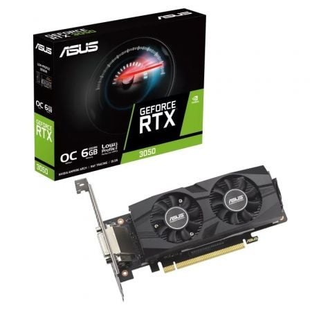 art_asu-gf20rtx305020lp20brk20oc206g_1.jpg Tarjeta Gráfica Asus GeForce RTX 3050 LP BRK OC Edition/ 6GB GDDR6/ Compatible con Perfil Bajo - Imagen 1