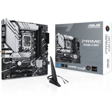 art_asu-pb20prime20b760m-a20wifi_1.jpg Placa Base Asus Prime B760M-A WIFI Socket 1700/ DDR5/ PCIe 4.0/ Micro ATX - Imagen 1
