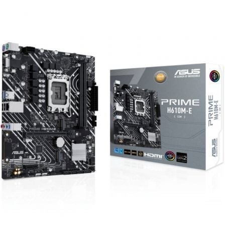 art_asu-pb20prime20h610m-e-csm_1.jpg Placa Base Asus Prime H610M-E-CSM/ Socket 1700/ DDR5/ PCIe 4.0/ Micro ATX - Imagen 1