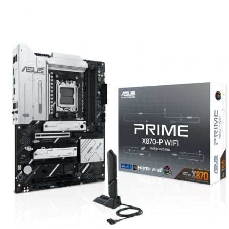 art_asu-pb20prime20x870-p20wifi_1.jpg Placa Base Asus Prime X870-P WIFI/ Socket AM5/ DDR5/ PCIe 5.0 - Imagen 1