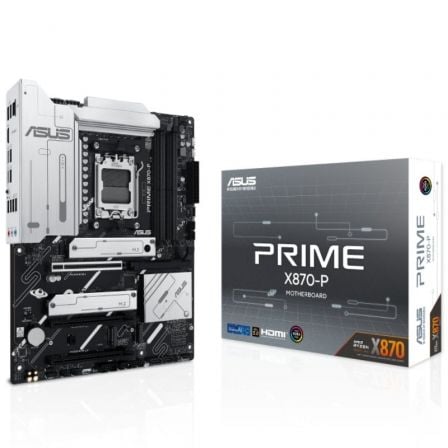 art_asu-pb20prime20x870-p_1.jpg Placa Base Asus Prime X870-P/ Socket AM5/ DDR5/ PCIe 5.0 - Imagen 1