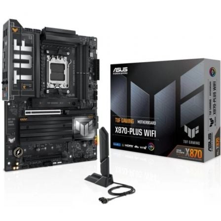 art_asu-pb20tuf20gam20x870-p20wi_1.jpg Placa Base Asus TUF GAMING X870-PLUS WIFI/ Socket AM5/ DDR5/ PCIe 5.0 - Imagen 1