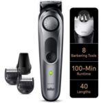 Cortabarbas Braun BeardTrimmer 7 BT7420/ con Batería/ 6 Accesorios