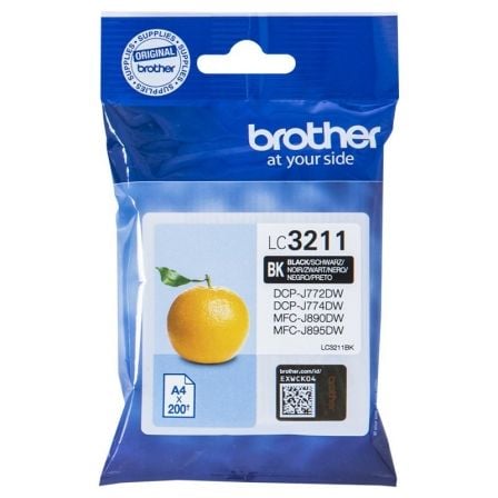 art_bro-c-lc3211bk_1.jpg Cartucho de Tinta Original Brother LC-3211BK/ Negro - Imagen 1