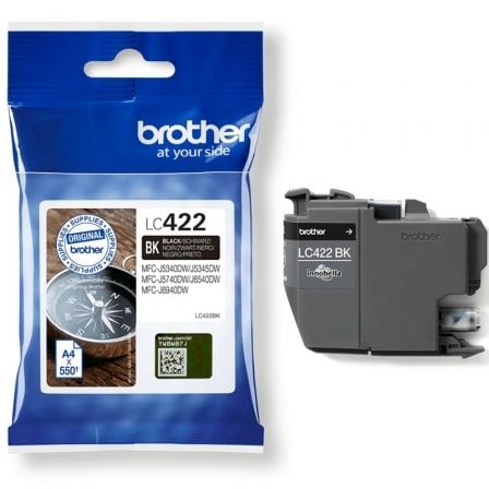 art_bro-c-lc422bk_1.jpg Cartucho de Tinta Original Brother LC-422/ Negro - Imagen 1