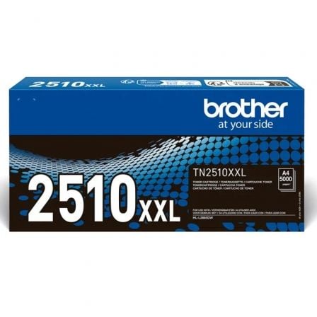 art_bro-tn2510xxl_1.jpg Tóner Original Brother TN2510XXL Alta Capacidad/ Negro - Imagen 1