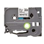 Cinta Laminada Original Rotuladora Brother TZe-251/Blanca
