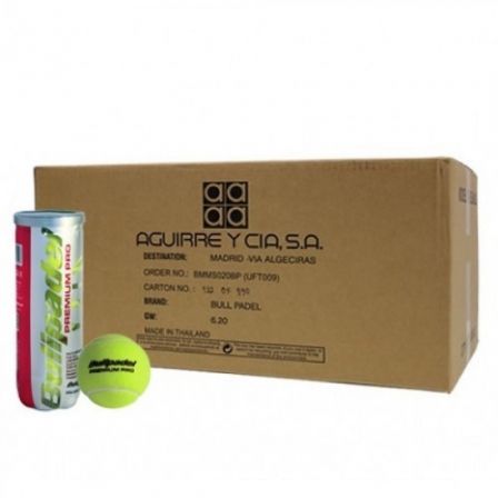 art_bup-pelota20premium20pro2072u_1.jpg Cajón Bolas Bullpadel Premium Pro/ 24 packs de 3 unidades - Imagen 1