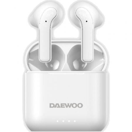 art_dae-aur20dw2021_1.jpg Auriculares Bluetooth Daewoo DW2021 con estuche de carga/ Autonomía 5h/ Blancos - Imagen 1