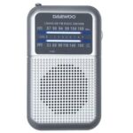 Radio Portátil Daewoo DW1008/ Plata