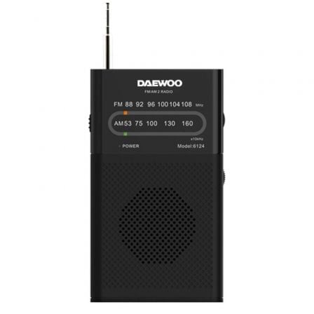 art_dae-radio20dw1027_1.jpg Radio Portátil Daewoo DW1027/ Negra - Imagen 1