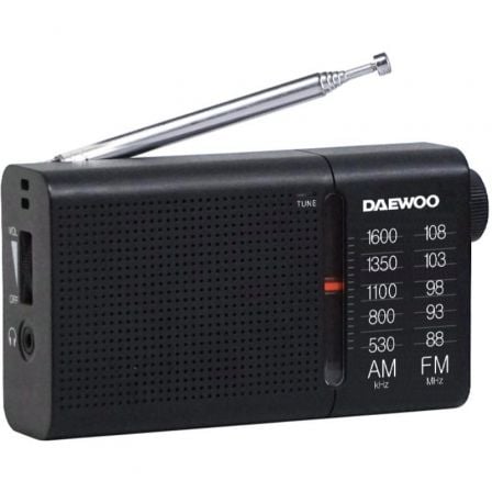 art_dae-radio20dw1119_1.jpg Radio Portátil Daewoo DW1119/ Negra - Imagen 1
