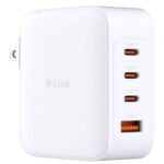 Cargador de Pared GaN D-Link DCF-141/E/ 3xUSB Tipo-C/ 1xUSB/ 140W