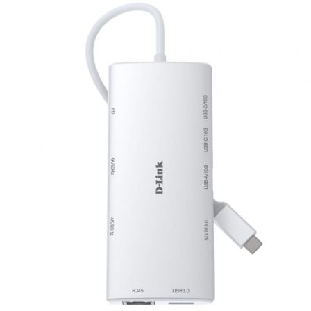 art_dlk-hub20dup-a01_1.jpg Docking USB Tipo-C D-Link DUP-A01/ 1xUSB/ 2xUSB Tipo-C/ 2xHDMI 4K/ 1xRJ45/ 1xLector de Tarjetas/ 1xUSB Tipo-C PD/ Blanco - Imagen 1