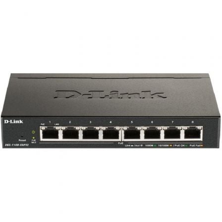 art_dlk-switch20dgs-1100-08pv220e_1.jpg Switch D-Link DGS-1100-08PV2 8 Puertos/ RJ-45 10/100/1000 PoE - Imagen 1
