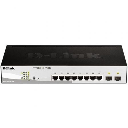art_dlk-switch20dgs-1210-10p20e_1.jpg Switch D-Link DGS-1210-10P 10 Puertos/ RJ-45 Gigabit 10/100/1000 PoE/ SFP - Imagen 1