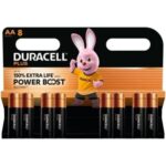 Pack de 8 Pilas AA Duracell Plus Power Boost DPBLR6B8/ 1.5V/ Alcalinas