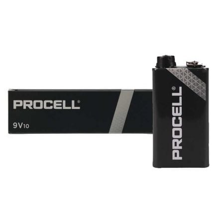 art_drc-pila20id1604ipx10_1.jpg Pack de 10 Pilas Duracell PROCELL ID1604IPX10/ 9V/ Alcalinas - Imagen 1