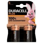Pack de 2 Pilas C Duracell LR14/ 1.5V/ Alcalinas