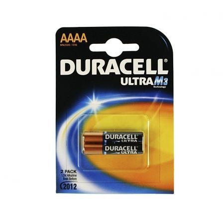 art_drc-pila20mx2500_1.jpg Pack de 2 Pilas AAAA Duracell Ultra MX2500/ 1.5V/ Alcalinas - Imagen 1
