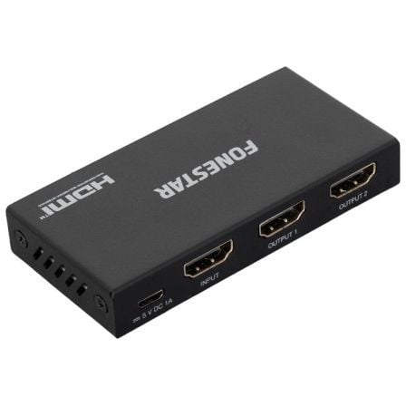 art_fone-mul20fo-22s2ed_1.jpg Duplicador HDMI Fonestar FO-22S2ED/ 2x HDMI Hembra - HDMI Macho - Imagen 1