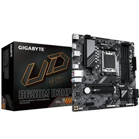 art_gig-pb20b650m20d3hp_1.jpg Placa Base Gigabyte B650M D3HP Socket AM5/ DDR5/ PCIe 4.0/ Micro ATX - Imagen 1