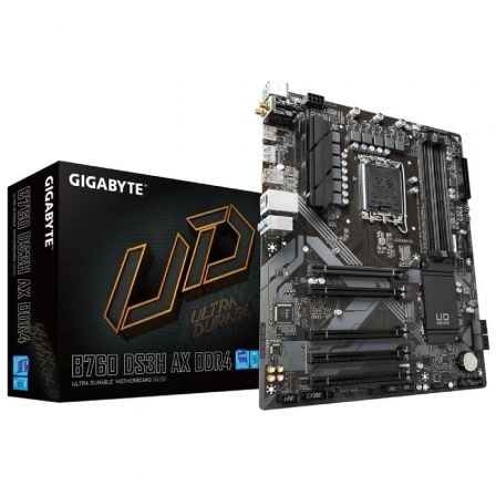 art_gig-pb20b76020ds3h20ax20ddr4_1.jpg Placa Base Gigabyte B760 DS3H AX DDR4 Socket 1700/ DDR4/ PCIe 4.0 - Imagen 1