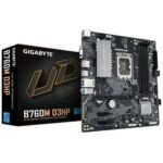 Placa Base Gigabyte B760M D3HP Socket 1700/ DDR5/ PCIe 4.0/ Micro ATX