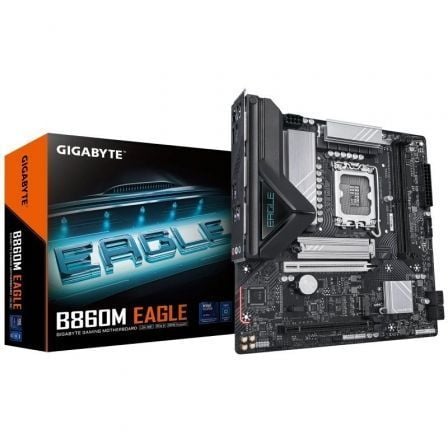 art_gig-pb20b860m20eagle20v2_1.jpg Placa Base Gigabyte B860M EAGLE Socket 1851/ DDR5/ PCIe 5.0/ Micro ATX - Imagen 1