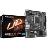 Placa Base Gigabyte H610M H V3 DDR4 Socket 1700/ DDR4/ PCIe 4.0/ Micro ATX