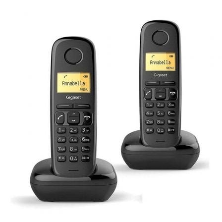 art_giga-tel20a17020duo20negro_1.jpg Teléfono Inalámbrico Gigaset A170/ Pack DUO/ Negro - Imagen 1