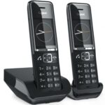 Teléfono Inalámbrico Gigaset Comfort 550/ Pack DUO/ Negro