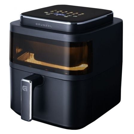 art_grk-pae-fre20bk20lig20fry_1.jpg Freidora por Aire Airfryer / Sin Aceite Grunkel Black Light Fryer/ 1400W/ Capacidad 6L - Imagen 1