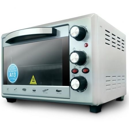 art_grk-pae-horno20hr-28silver_1.jpg Horno de Sobremesa Grunkel HR-28SILVER/ 1600W/ Capacidad 28L/ Plata - Imagen 1