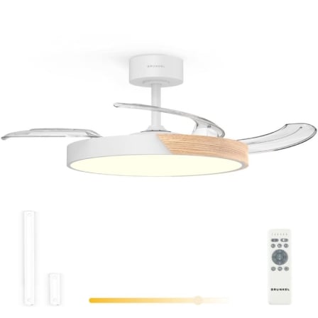 art_grk-ven20skydual42_1.jpg Ventilador de Techo Grunkel SKYDUAL42/ 30W/ 4 Aspas 106cm/ 6 Velocidades - Imagen 1