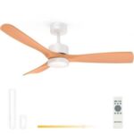 Ventilador de Techo Grunkel SKYSTYLE52/ 35W/ 3 Aspas 132cm/ 6 Velocidades