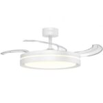 Ventilador de Techo Grunkel SKYWHITE42/ 30W/ 3 Aspas 106cm/ 6 Velocidades