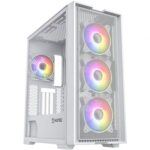 Caja Gaming Torre Hiditec H2 Air ARGB/ Blanca
