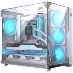 Caja Gaming Semitorre Hiditec SKY/ Blanca
