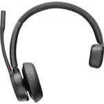 Auricular Inalámbrico Poly Voyager 4310 para Microsoft Teams + Adaptador BT700 + Base de Carga/ con Micrófono/ Bluetooth/ Negro