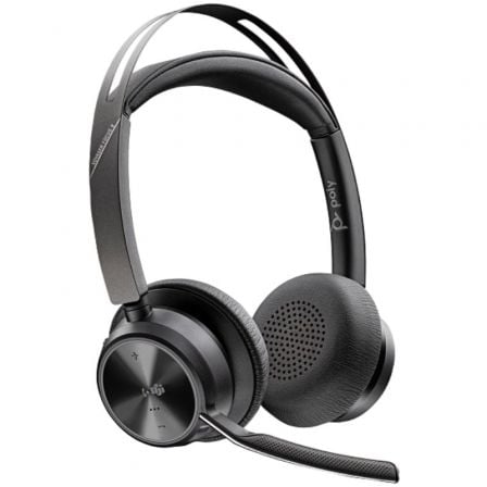 art_hp-pol209t9j4aa_1.jpg Auriculares Inalámbricos Poly Voyager Focus 2 para Microsoft Teams + Adaptador USB-C-A + Soporte de Carga/ con Micrófono/ Bluetooth/ Negro - Imagen 1
