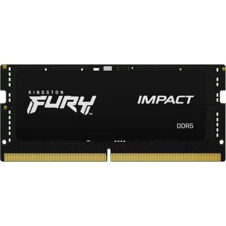 art_kin-16gb20fury20kf556s40ib-16_1.jpg Memoria RAM Kingston FURY Impact 16GB/ DDR5/ 5600MHz/ 1.1V/ CL40/ SODIMM - Imagen 1
