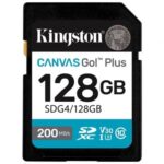 Tarjeta de Memoria Kingston CANVAS Go! Plus 128GB SD XC/ Clase 10/ 200MBs
