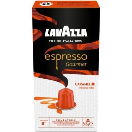 art_lav-cafe20esp20gou20caramel2010c_1.jpg Cápsula Lavazza Espresso Gourmet Caramel para cafeteras Nespresso/ Caja de 10 - Imagen 1