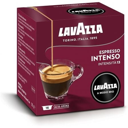 art_lav-cafe20intensamente_1.jpg Cápsula Lavazza Intensamente para cafeteras A Modo Mio/ Caja de 16 - Imagen 1