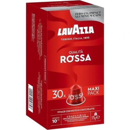 art_lav-cafe20qualita20rossa2030c_1.jpg Cápsula Lavazza Qualitá Rossa para cafeteras Nespresso/ Caja de 30 - Imagen 1
