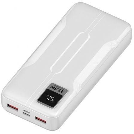 art_leo-bat20powbnk2022205202000020wh_1.jpg Powerbank 20000mAh Leotec LEPOW20W22W/ 22.5W/ Blanca - Imagen 1